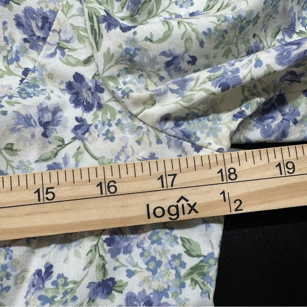 Vintage Laura Ashley Dress Floral Sz 10 Cotton Puff Sleeve Tea Party Cottagecore - Picture 12 of 15